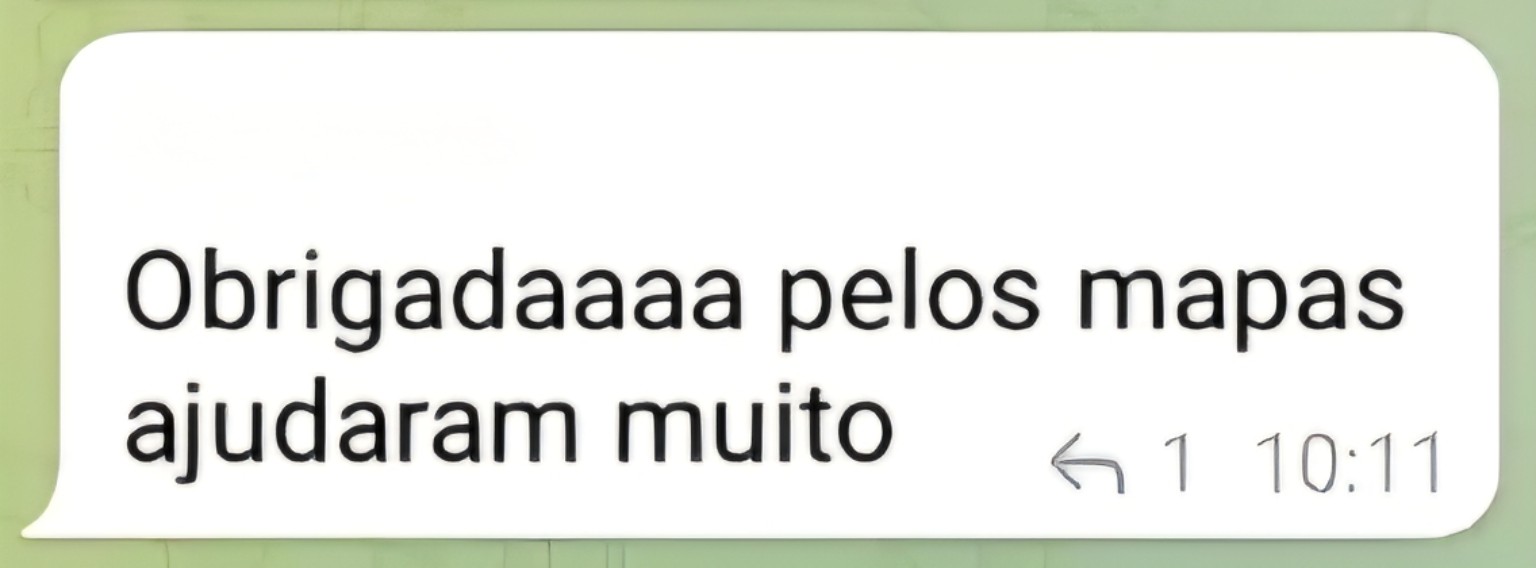 Depoimento de aluno 6 sobre os mapas mentais da Operação Base 90